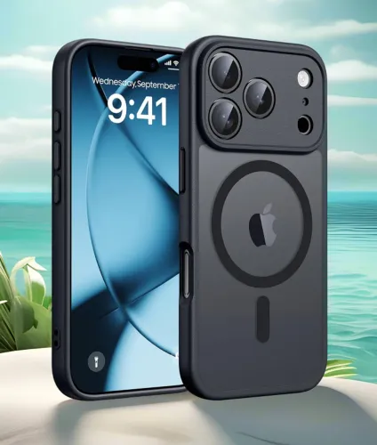 Capinha Anti Impacto i Phone 17 Pro ou 17 Pro Max Magnética Fosca