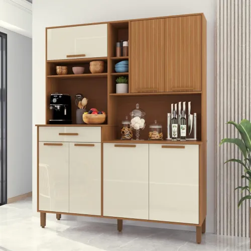 Cozinha Braga 1.60m 7 portas 1 gaveta / pague na entrega / entregamos em 48h 