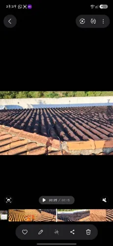 lavação de telhado