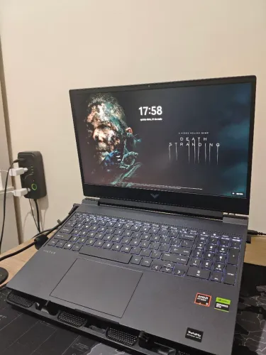 Notebook hp victus ryzen 5, rtx 4050, 1tb nvme, 16gb ram ddr5.