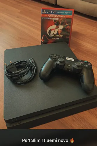 Ps4 Slim 1TB + JOGO + CONTROLE