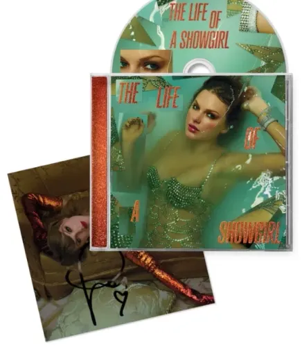 CD assinado Taylor Swift The Life Of A Showgirl