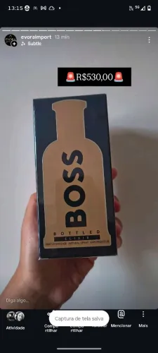 Perfume Hugo Boss Elixir 100ml lacrado 