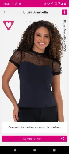 Blusa e regata da romance favorita