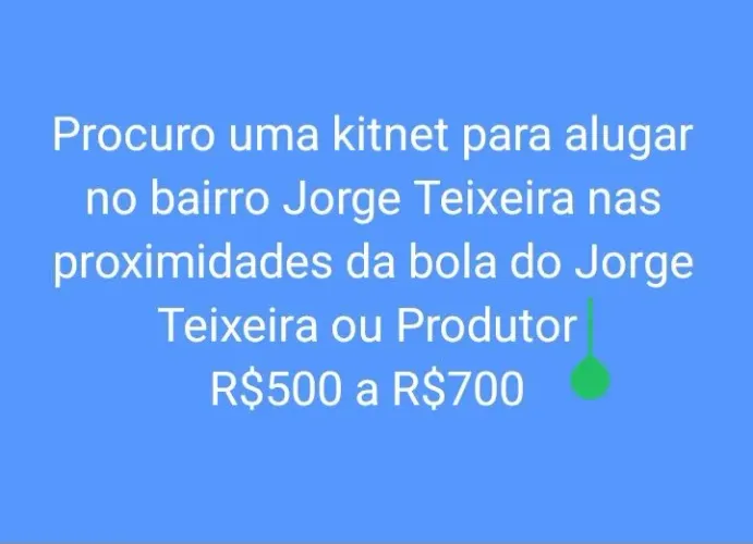 Procura-se uma quarto estilo kitnet para alugar 