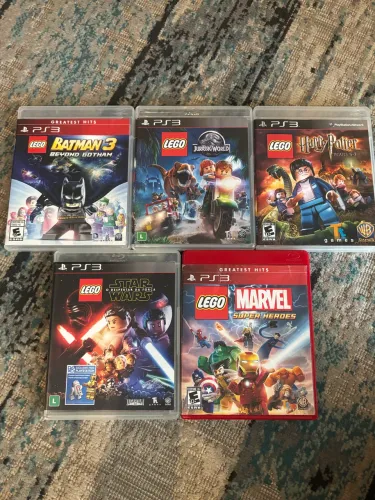 Jogos LEGO PS3 (combo 5 jogos)