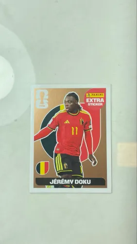 JÉRÉMY DOKU FIGURINHA EXTRA STICKER (LEGEND) BRONZE