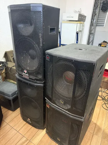 Vendo Caixas ativas 15 Antera e Sub Ativo-Passivo 15 Leacs