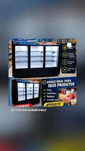 Expositor 2 e 3 portas / informações fotos e vídeos *