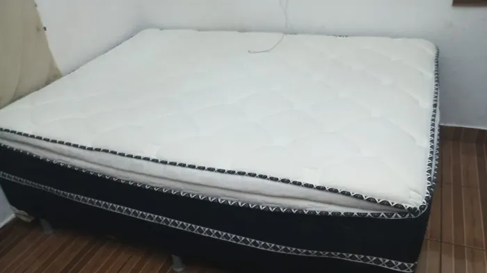 Cama boxe casal nova super macia