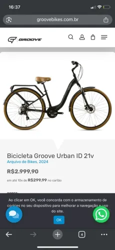 GROOVE URBAN ID 21V PRETA