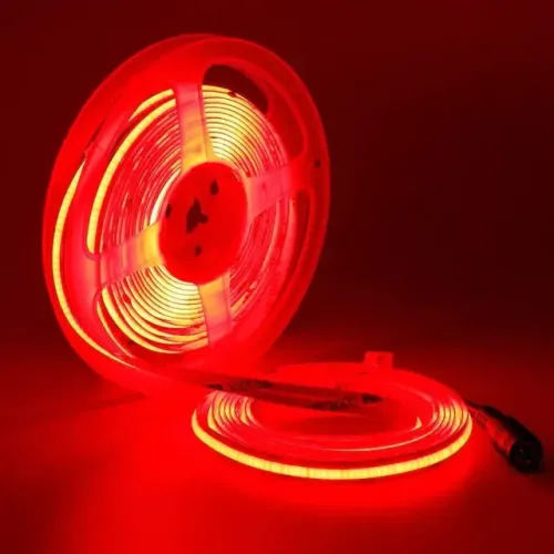FITA LED COB 320LEDS - 220V- VERMELHA - 10 METROS (NOVO)