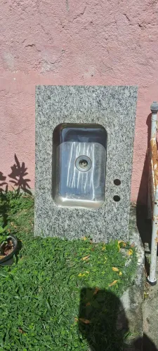Pia de Granito com Cuba de Inox