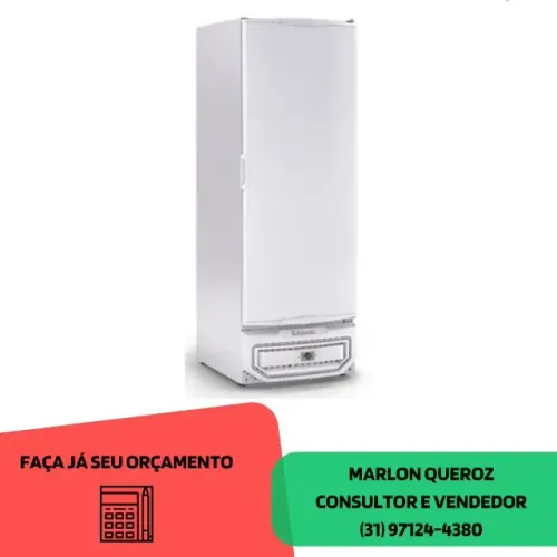 Congelador Vertical Porta Cega 560 litros Gelopar