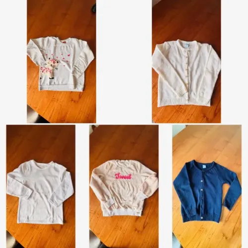 Lote com 10 peças lindas e super conservadas para menina, tudo no tamanho 8.