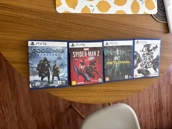 Spider man 2, God of War Ragnarok, Returnal e Esquadrão Suicida PS5