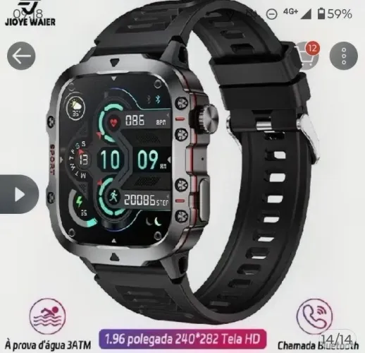 Relógio Militar Smartwatch