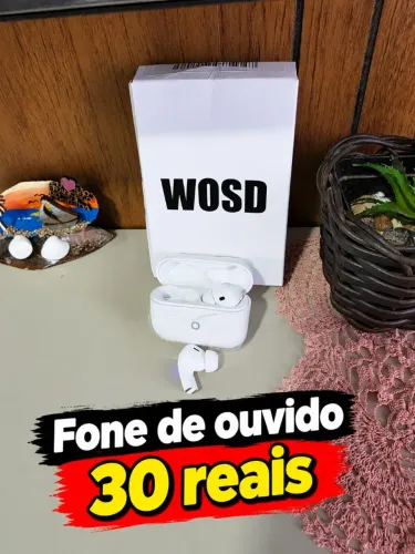 Fone de ouvido Bluetooth