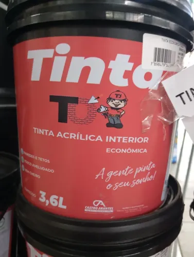 Tinta Acrílica 3,6lts R$43,99un Em Pix