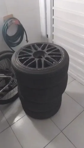RODAS 17 FURAÇÃO UNIVERSAL C/ PNEUS 195/40/17