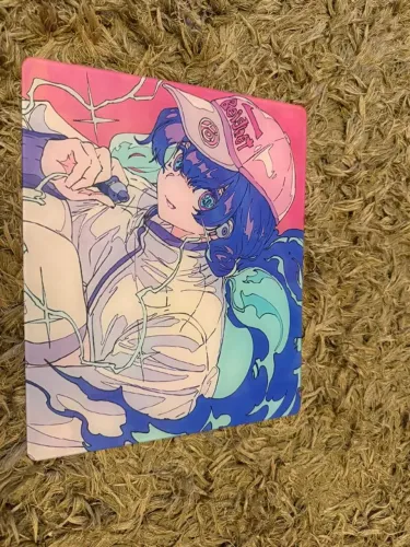 Mause de ped de vidro 3d