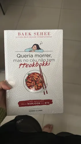 Livro queria morrer, mas no céu não tem tteokbokki