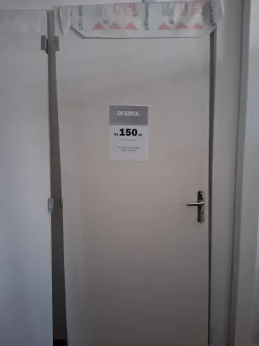 Porta Branca Lisa Com chave