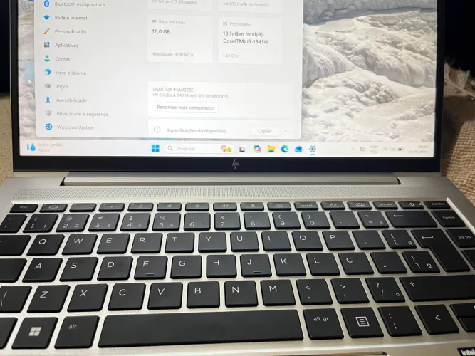 Notebook HP elitebook