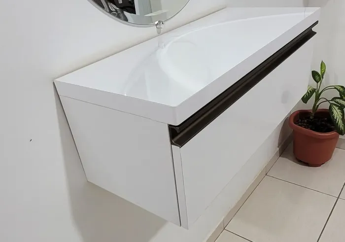 Bancada para salão de beleza