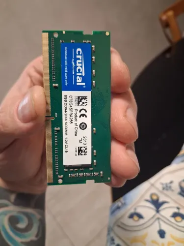 Memória RAM crucial ddr4 notebook