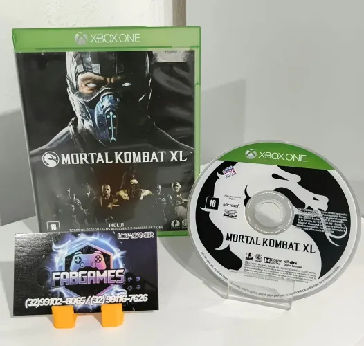 Jogo Xbox one MORTAL KOMBAT XL. Aqui na LOJA FABGAMES 