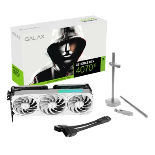 GALAX GeForce RTX 4070 Ti EX Gamer White 12GB - Branca | Completa | Alto Desempenho