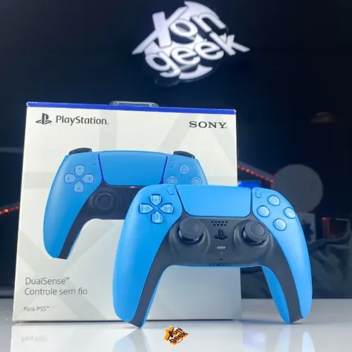 Controle PS5 Dualsense Azul | Garantia Sony - Enviamos via Correios | Item NOVO