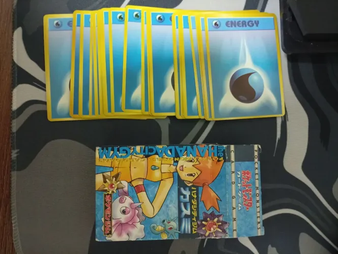 Lote 35 energias Japonesas Vintage 1998 - Hanada City Gym Deck | VESPERATCG