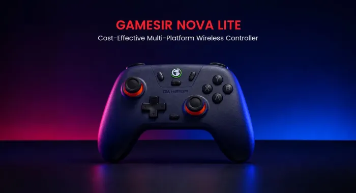 ? Gamesir Nova Lite - Controle Gamer Sem Fio Multiplataforma