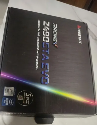 Placa mãe Z490 GTA EVO com mal funcionamento, não suporta processadores com final K