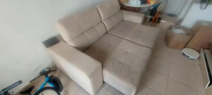 Sofá retrátil 3 lugares