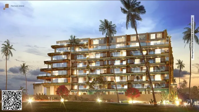 BARRA DE SÃO MIGUEL - Apartamento 96 m2 com 2 quartos, 1 suíte e lazer completo