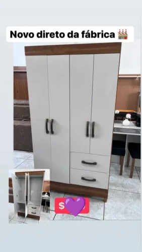 Super promoção de Guarda roupa 4 portas com Frete grátis!!