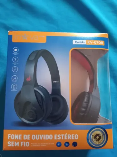 Fone de ouvido bluetooth sem fio inova KV-6708