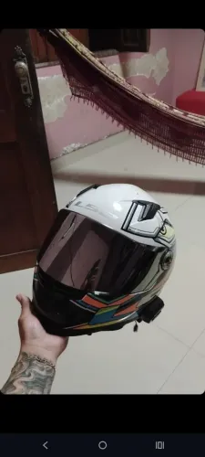 CAPACETE LS2 COM INTERCOMUNICADOR