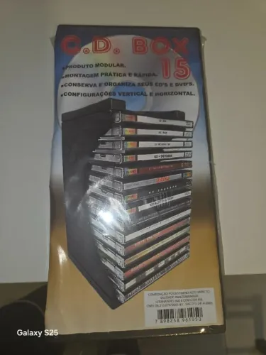 Porta CDs para 15 Cds