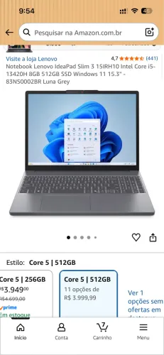Notebook lacrado (NOVO)