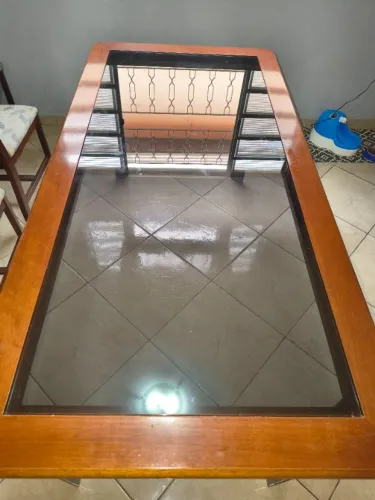 Mesa de jantar retangular 1,70 x 90