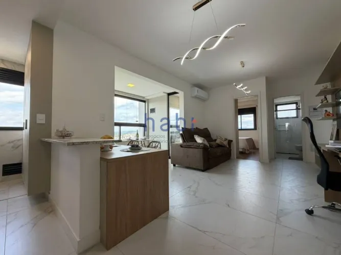Apartamento com 1 dormitório para alugar, 48 m² por R$ 3.916,00/mês - Union Planeta - Soro