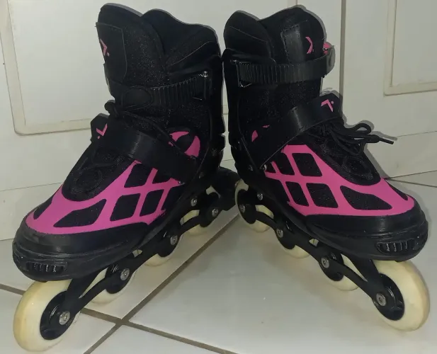 Patins Oxer Roller Inline ajustável do 33 ao 36