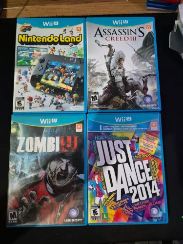 04 jogos originais Nintendo Wii U