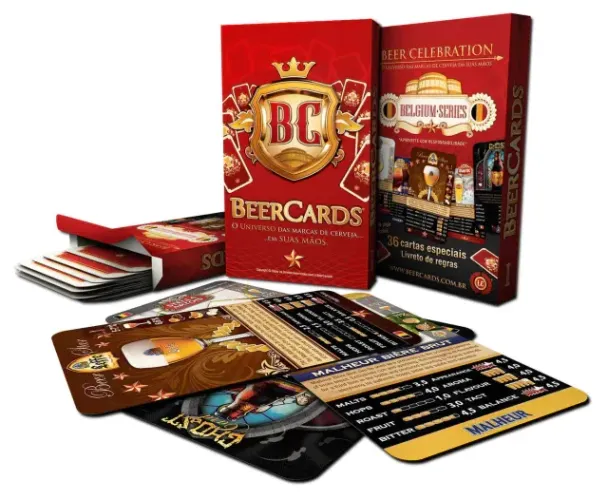 Beer Cards Série Bélgica, "O universo das marcas de cerveja nas suas mãos"