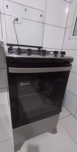 Fogão 4 bocas inox Electrolux