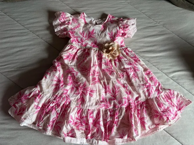 Vestido Milon Rosa Tam 4 anos